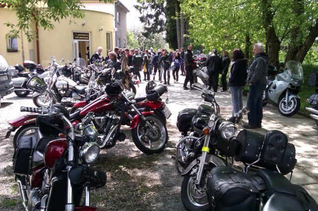Žehnání motorkám ve Strmilově, 12.5.2013